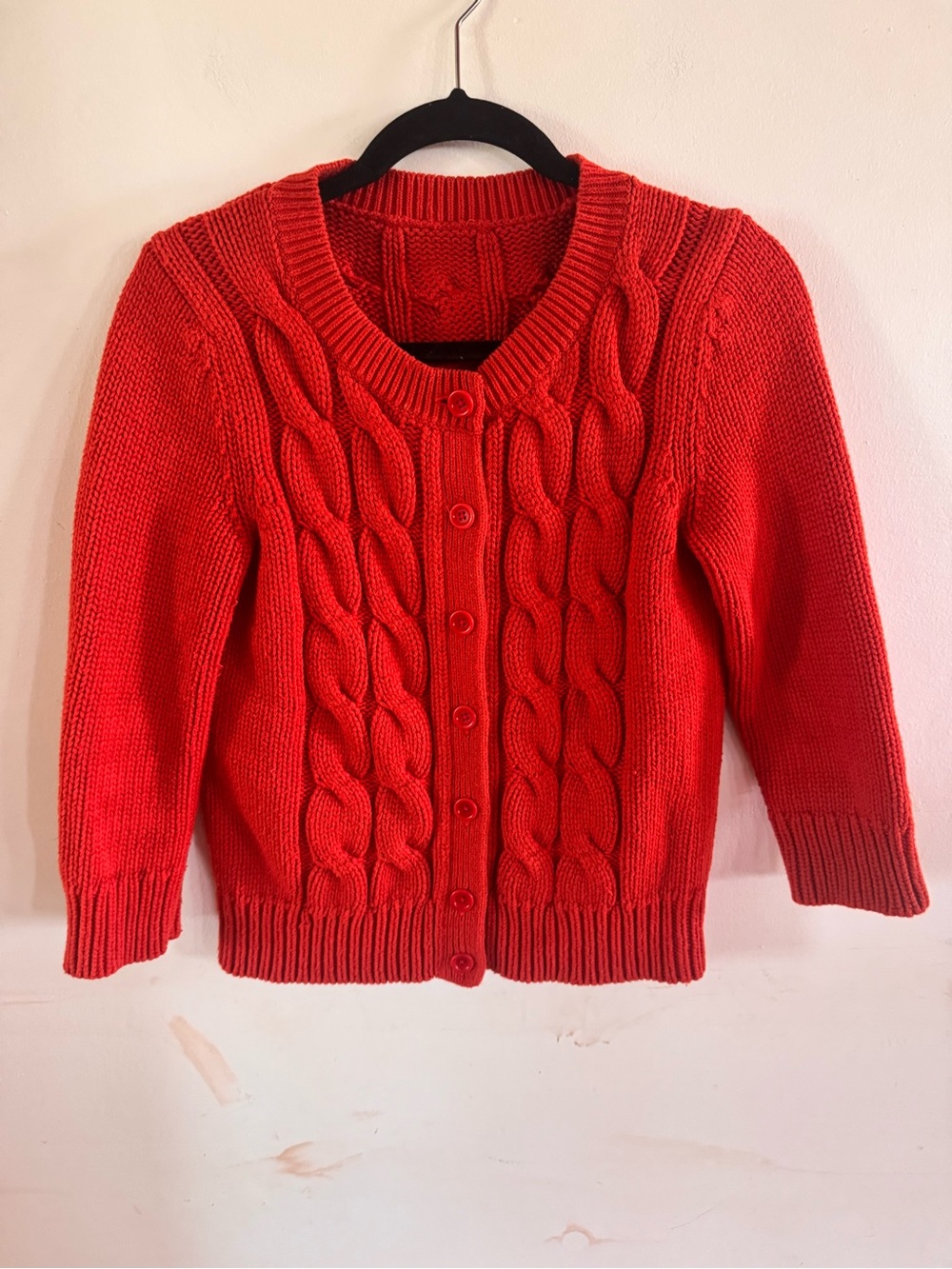 Talbots Women’s Sp Cable Knit Pumpkin Sweater Holiday Cozy Career Grannycore